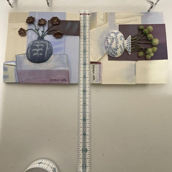 Kathryn White 3-D Signed Ceramic Tiles - Picture 9 of 10